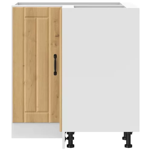  Konyhai sarok alsó szekrény Lucca kézműves tölgy szerelt fa