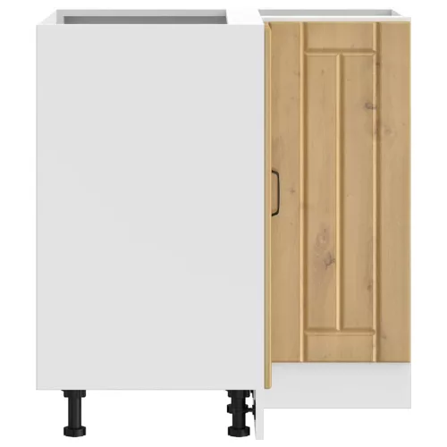  Konyhai sarok alsó szekrény Lucca kézműves tölgy szerelt fa