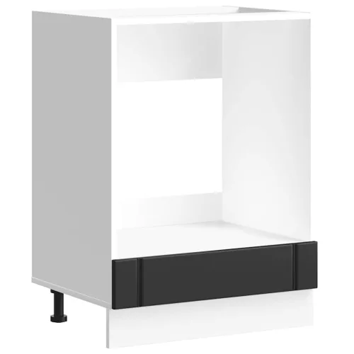  sütő szekrény Lucca fekete szerelt fa