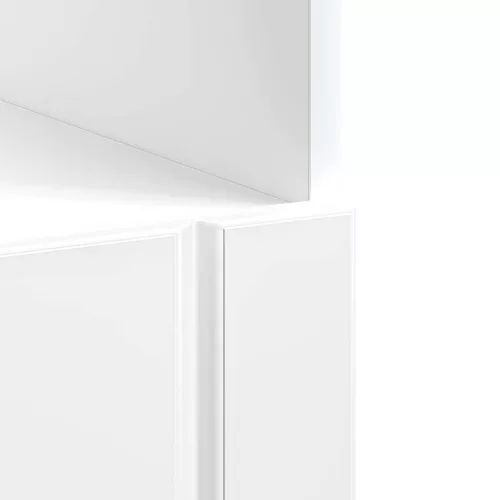  sütő szekrény Lucca magasfényű fehér szerelt fa