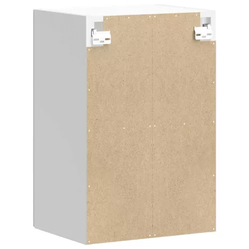  Konyhai fali szekrény üvegajtóval Lucca fehér