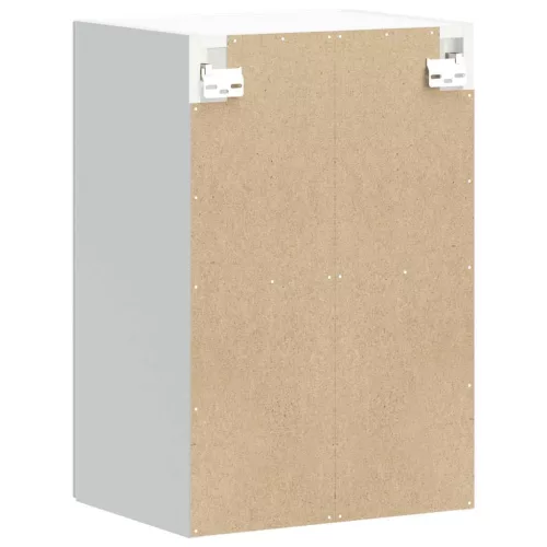  Konyhai fali szekrény üvegajtóval Lucca magasfényű fehér