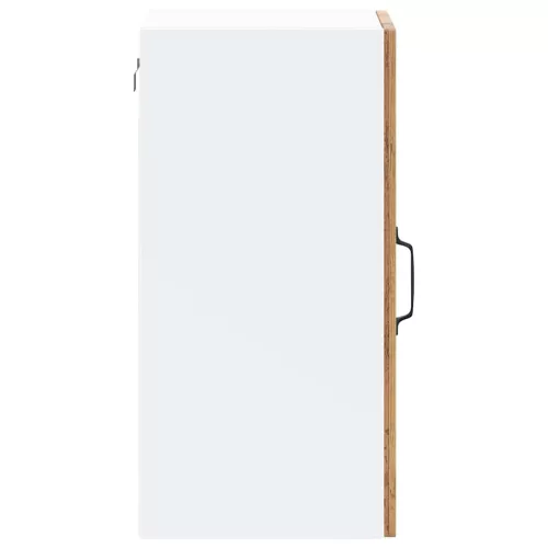  Konyhai fali szekrény üvegajtóval Lucca antik fa