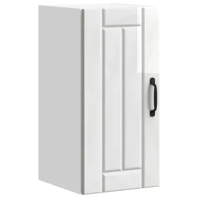  konyhai fali szekrény Lucca magasfényű fehér szerelt fa