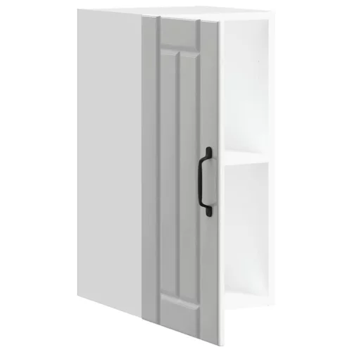  konyhai fali szekrény Lucca magasfényű fehér szerelt fa