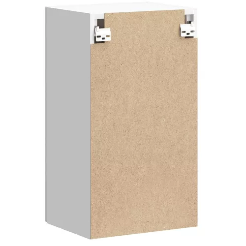  konyhai fali szekrény Lucca magasfényű fehér szerelt fa