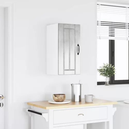  konyhai fali szekrény Lucca betonszürke szerelt fa