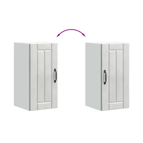  konyhai fali szekrény Lucca betonszürke szerelt fa