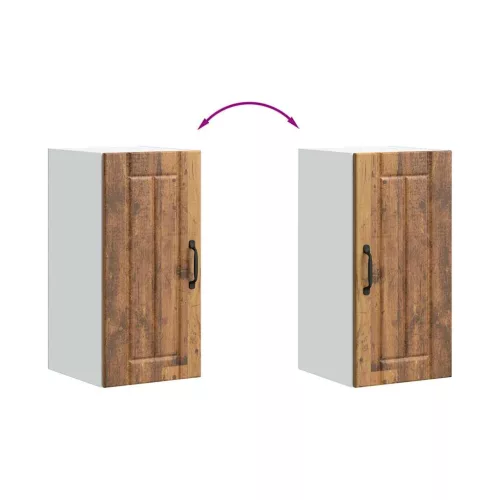  konyhai fali szekrény Lucca antik fa szerelt fa