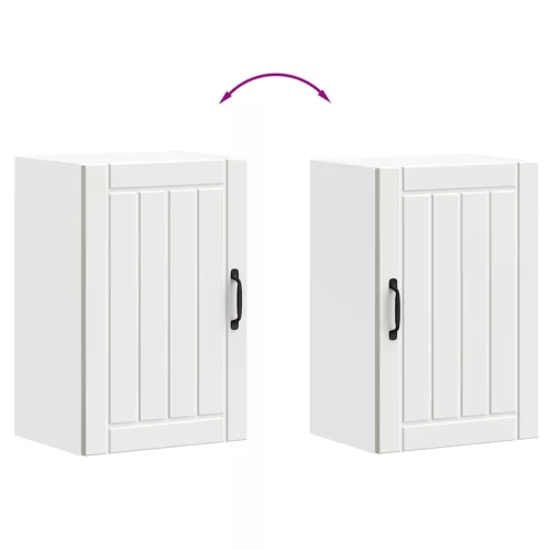  konyhai fali szekrény Lucca fehér szerelt fa