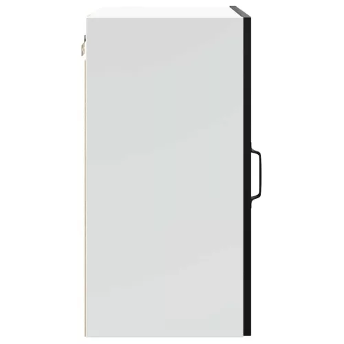  Konyhai fali szekrény Lucca fekete szerelt fa