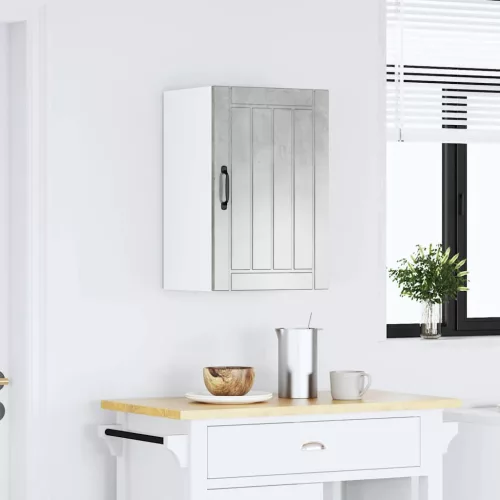  konyhai fali szekrény Lucca betonszürke szerelt fa