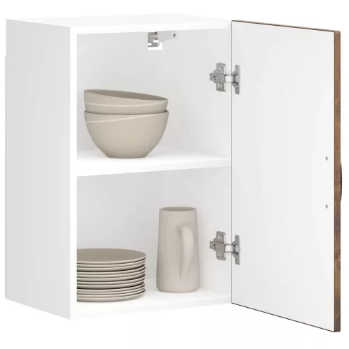  konyhai fali szekrény Lucca füstölt tölgy szerelt fa