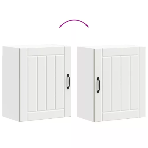  konyhai fali szekrény Lucca fehér szerelt fa