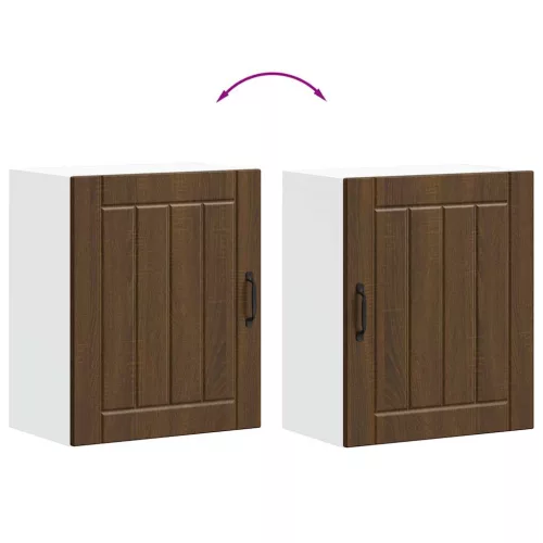  konyhai fali szekrény Lucca barna tölgy szerelt fa