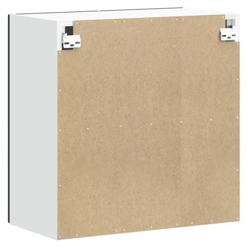  Konyhai fali szekrény Lucca fekete szerelt fa