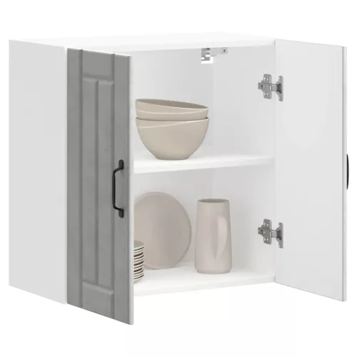  konyhai fali szekrény Lucca betonszürke szerelt fa