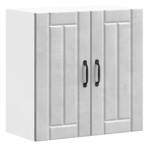  konyhai fali szekrény Lucca betonszürke szerelt fa