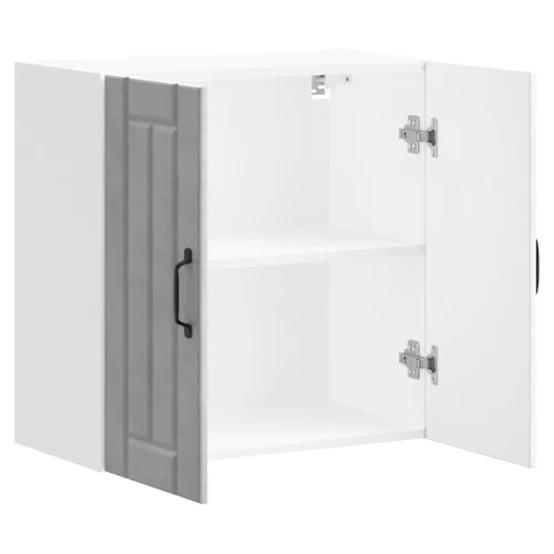  konyhai fali szekrény Lucca betonszürke szerelt fa