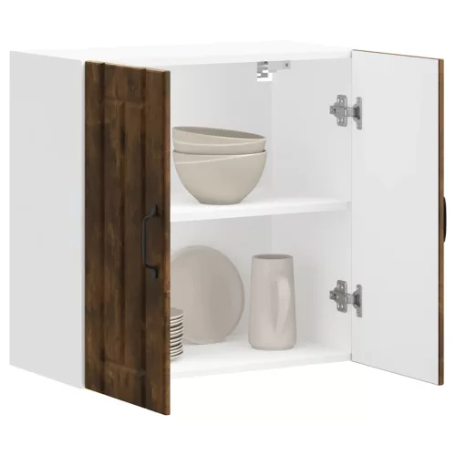  konyhai fali szekrény Lucca füstölt tölgy szerelt fa