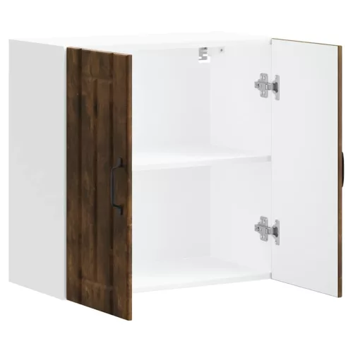  konyhai fali szekrény Lucca füstölt tölgy szerelt fa