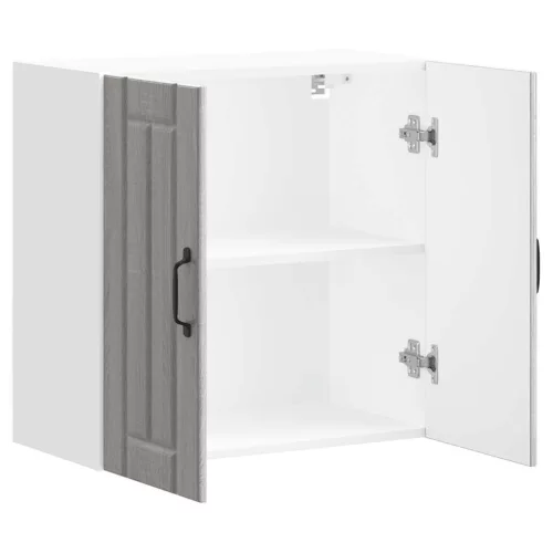  konyhai fali szekrény Lucca szürke sonoma szerelt fa