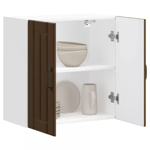  konyhai fali szekrény Lucca barna tölgy szerelt fa