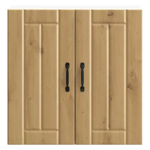  konyhai fali szekrény Lucca kézműves tölgy szerelt fa