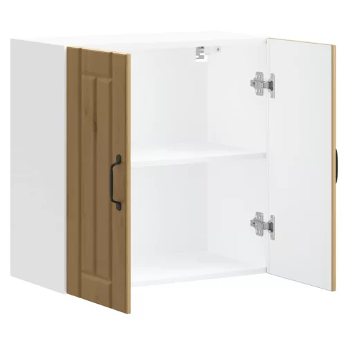  konyhai fali szekrény Lucca kézműves tölgy szerelt fa