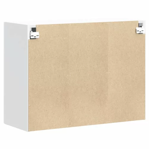  konyhai fali szekrény Lucca magasfényű fehér szerelt fa