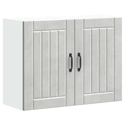  konyhai fali szekrény Lucca betonszürke szerelt fa