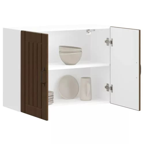  konyhai fali szekrény Lucca barna tölgy szerelt fa