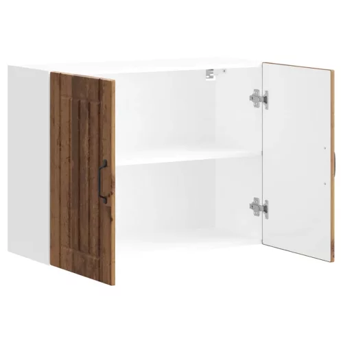  konyhai fali szekrény Lucca antik fa szerelt fa