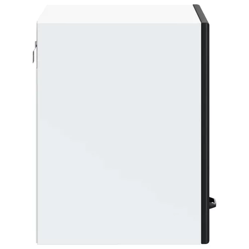  Konyhai fali szekrény Lucca fekete szerelt fa