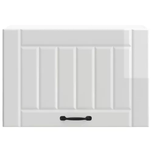  konyhai fali szekrény Lucca magasfényű fehér szerelt fa