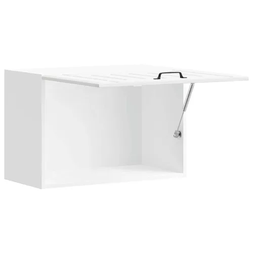  konyhai fali szekrény Lucca magasfényű fehér szerelt fa