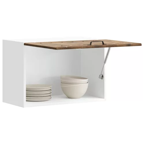  konyhai fali szekrény Lucca füstölt tölgy szerelt fa