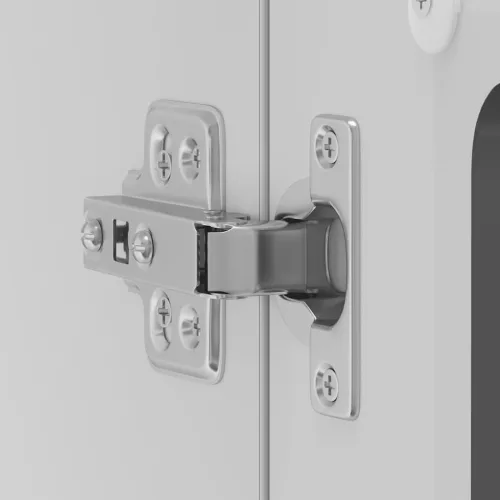  Konyhai fali szekrény üvegajtóval Lucca fekete színű fűrészáru