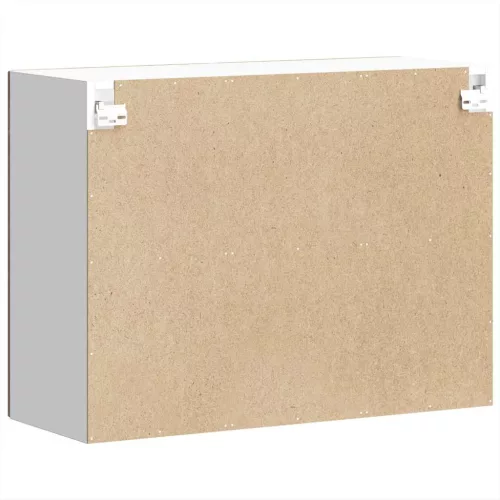  Konyhai fali szekrény üvegajtóval Lucca régi fából