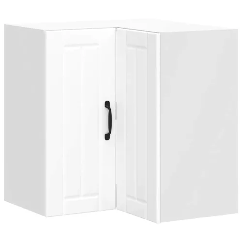  Konyhai fali sarokszekrény Lucca fehér színű műfa