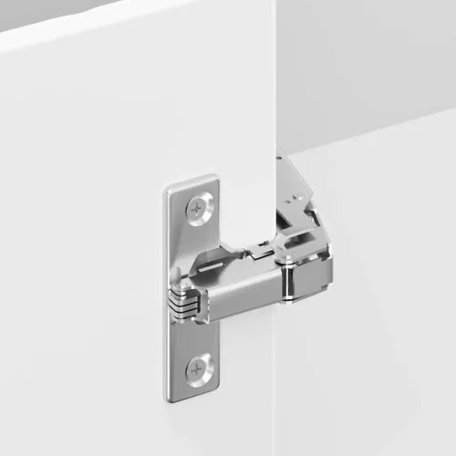  Konyhai fali sarokszekrény Lucca magasfényű fehér színű műfa