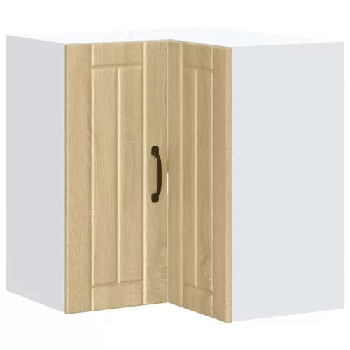  Lucca sonoma tölgy színű szerelt fa konyhai fali sarokszekrény