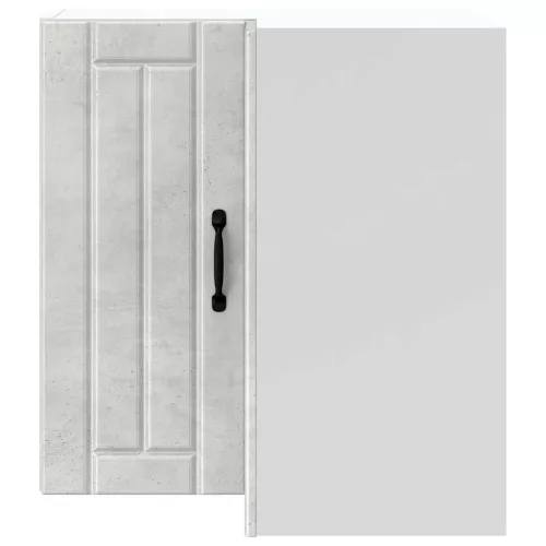  Lucca betonszürke szerelt fa konyhai fali sarokszekrény