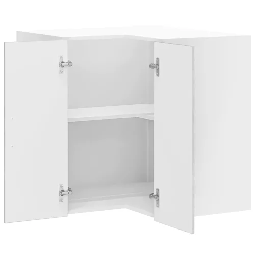  Lucca betonszürke szerelt fa konyhai fali sarokszekrény