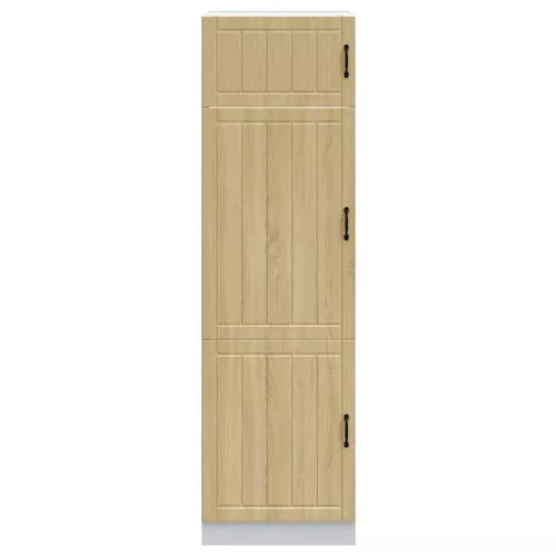  Lucca sonoma tölgy színű szerelt fa konyhaszekrény