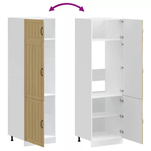  Lucca sonoma tölgy színű szerelt fa konyhaszekrény