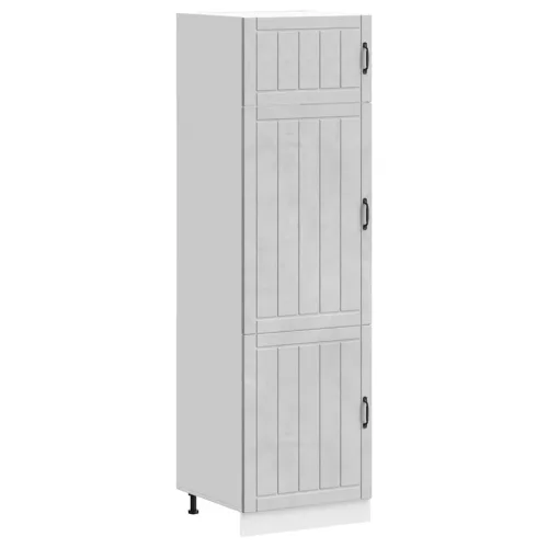  Lucca betonszürke szerelt fa konyhaszekrény