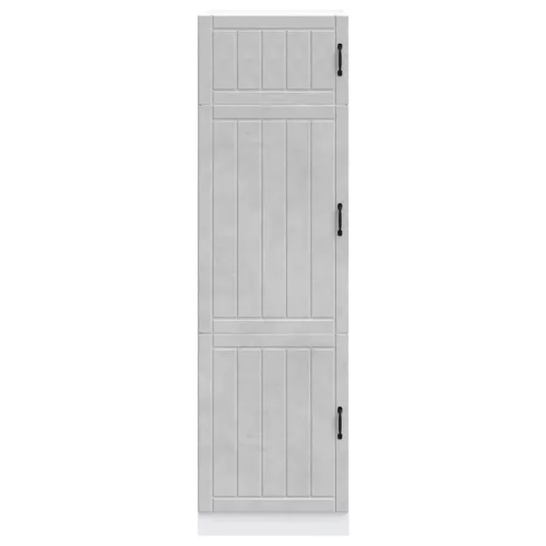  Lucca betonszürke szerelt fa konyhaszekrény