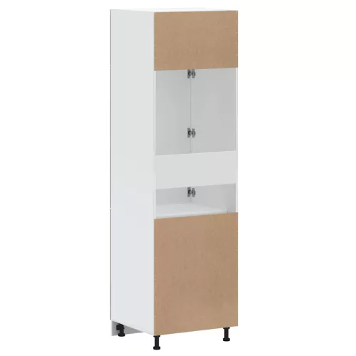  Lucca kézműves tölgy színű szerelt fa konyhaszekrény