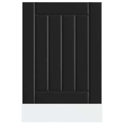  mosogatógép panel Lucca fekete színű fából készült műfa